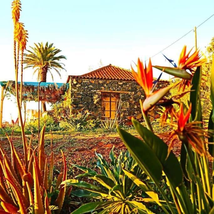 Villa Casita En El Campo Con Vista Al Oceano Tijarafe Esterno foto