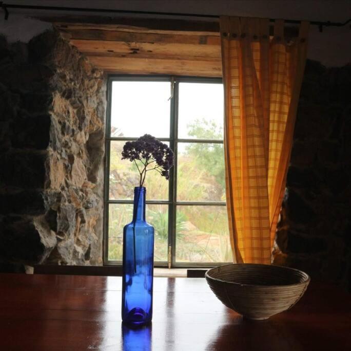 Villa Casita En El Campo Con Vista Al Oceano Tijarafe Esterno foto