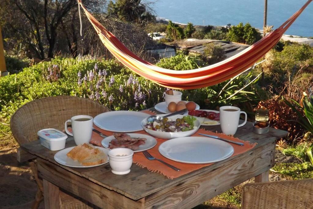 Villa Casita En El Campo Con Vista Al Oceano Tijarafe Esterno foto
