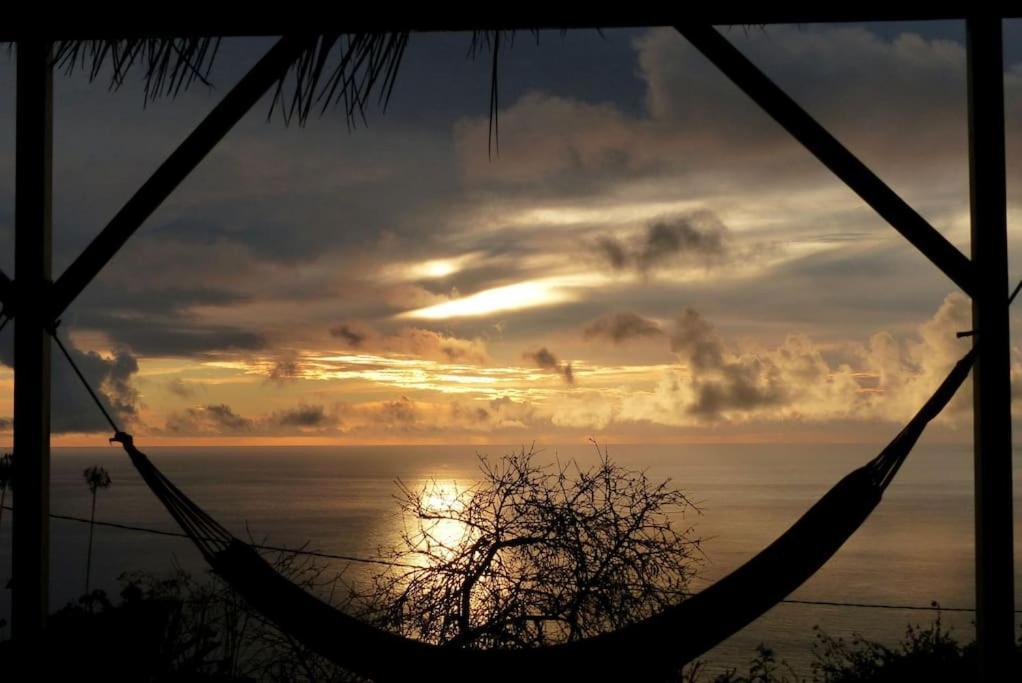 Villa Casita En El Campo Con Vista Al Oceano Tijarafe Esterno foto