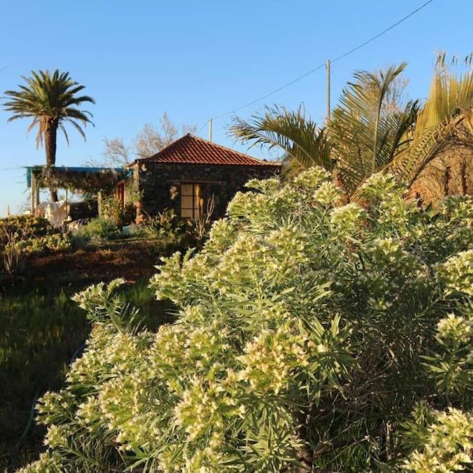 Villa Casita En El Campo Con Vista Al Oceano Tijarafe Esterno foto