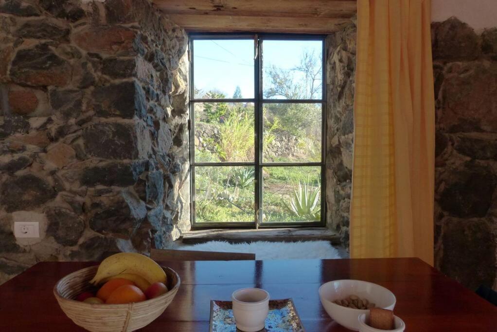 Villa Casita En El Campo Con Vista Al Oceano Tijarafe Esterno foto