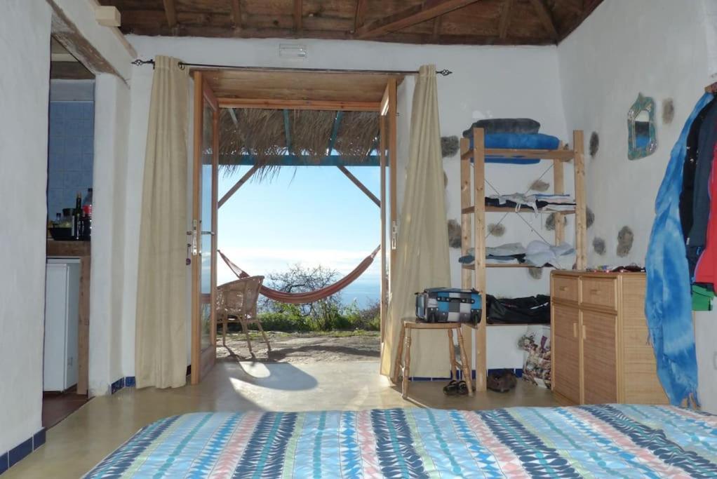 Villa Casita En El Campo Con Vista Al Oceano Tijarafe Esterno foto