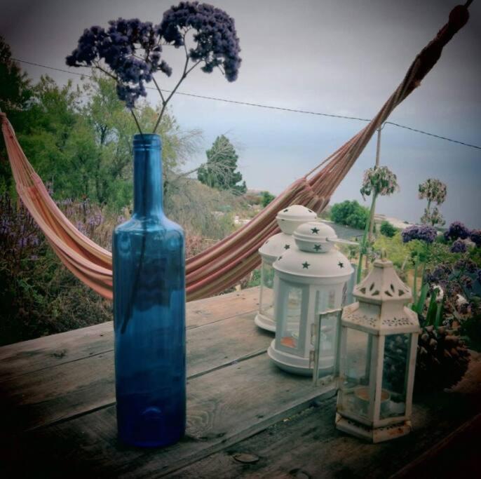 Villa Casita En El Campo Con Vista Al Oceano Tijarafe Esterno foto