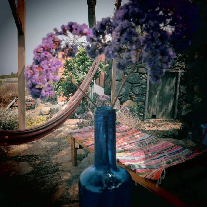 Villa Casita En El Campo Con Vista Al Oceano Tijarafe Esterno foto