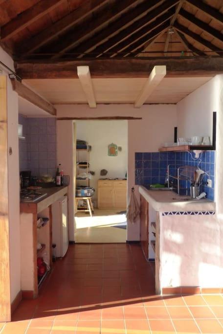 Villa Casita En El Campo Con Vista Al Oceano Tijarafe Esterno foto