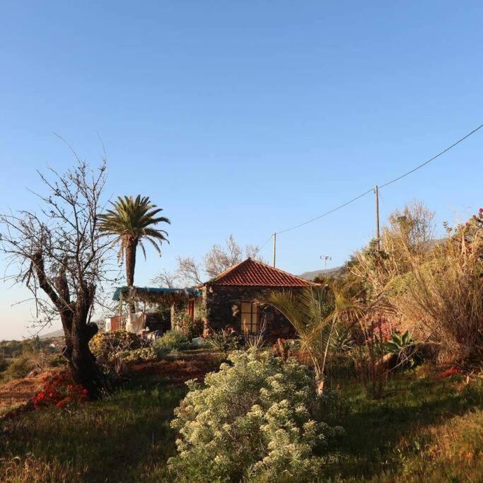 Villa Casita En El Campo Con Vista Al Oceano Tijarafe Esterno foto