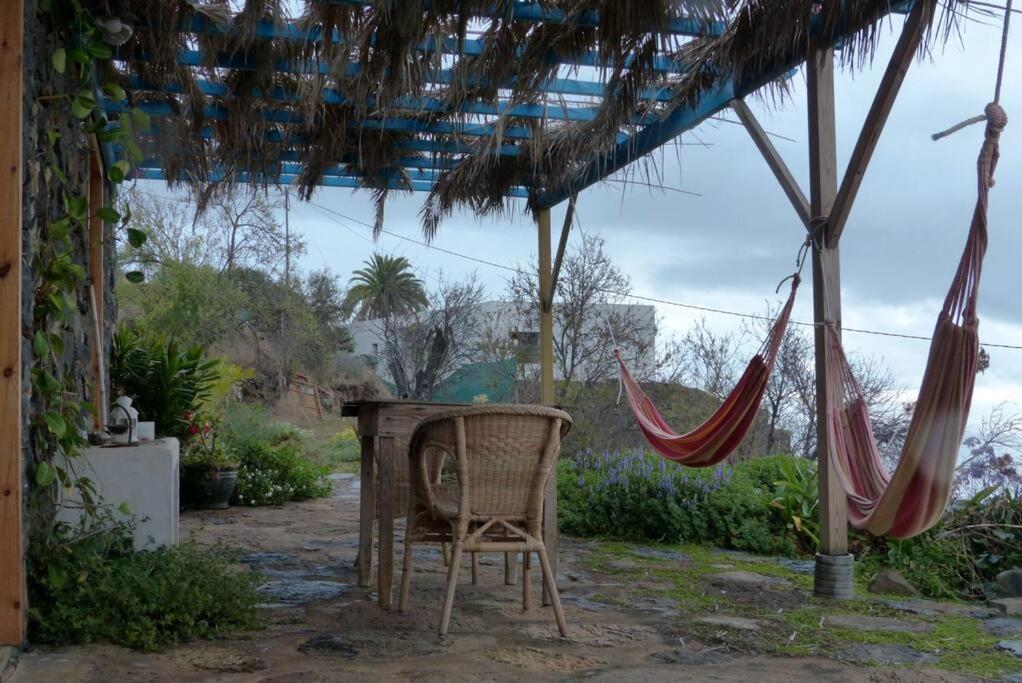Villa Casita En El Campo Con Vista Al Oceano Tijarafe Esterno foto