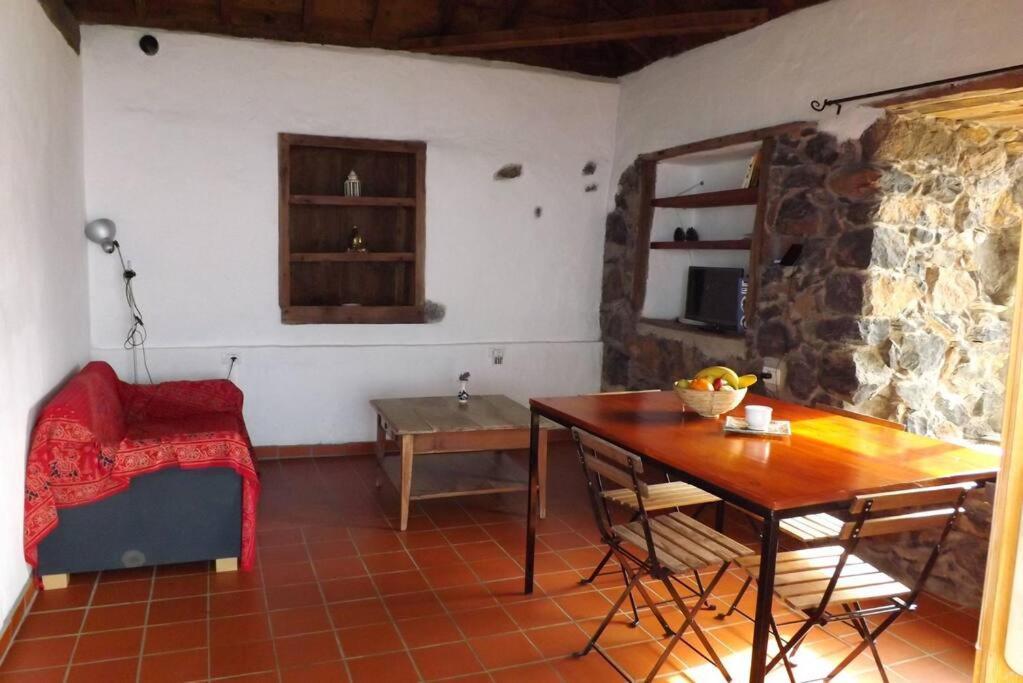 Villa Casita En El Campo Con Vista Al Oceano Tijarafe Esterno foto