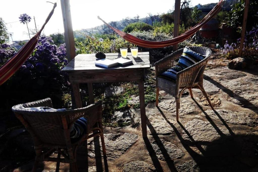 Villa Casita En El Campo Con Vista Al Oceano Tijarafe Esterno foto