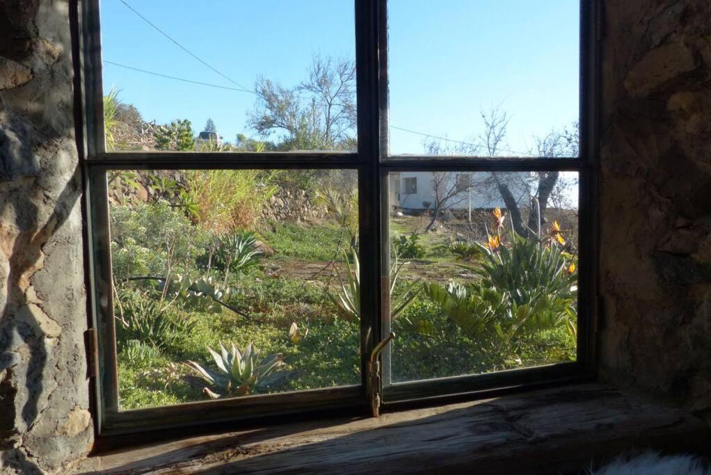 Villa Casita En El Campo Con Vista Al Oceano Tijarafe Esterno foto